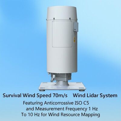 buy বেঁচে থাকার বাতাসের গতি 70m/s, অ্যান্টি-কোরোসিভ ISO C5 এবং বায়ু সম্পদ ম্যাপিংয়ের জন্য 1 Hz থেকে 10 Hz পরিমাপের ফ্রিকোয়েন্সি সহ উইন্ড লিডার সিস্টেম online manufacture
