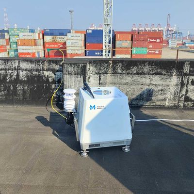 গুণমান  0-360 Degree Direction Laser Wind Speed Measurement ASCII Data Format Wind Lidar কারখানা