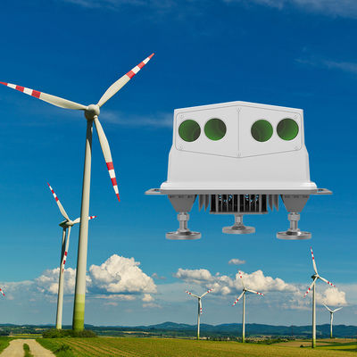 NL750 বায়ু ফার্ম লিডার রেঞ্জ 50m-750m এবং বায়ু দিক রেঞ্জ -180°-180° পুনর্নবীকরণযোগ্য শক্তির জন্য